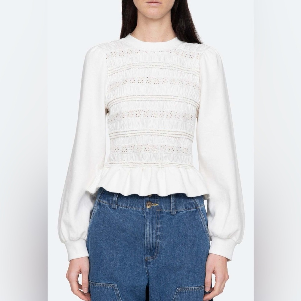 Sea New York Smocked Sweatshirt